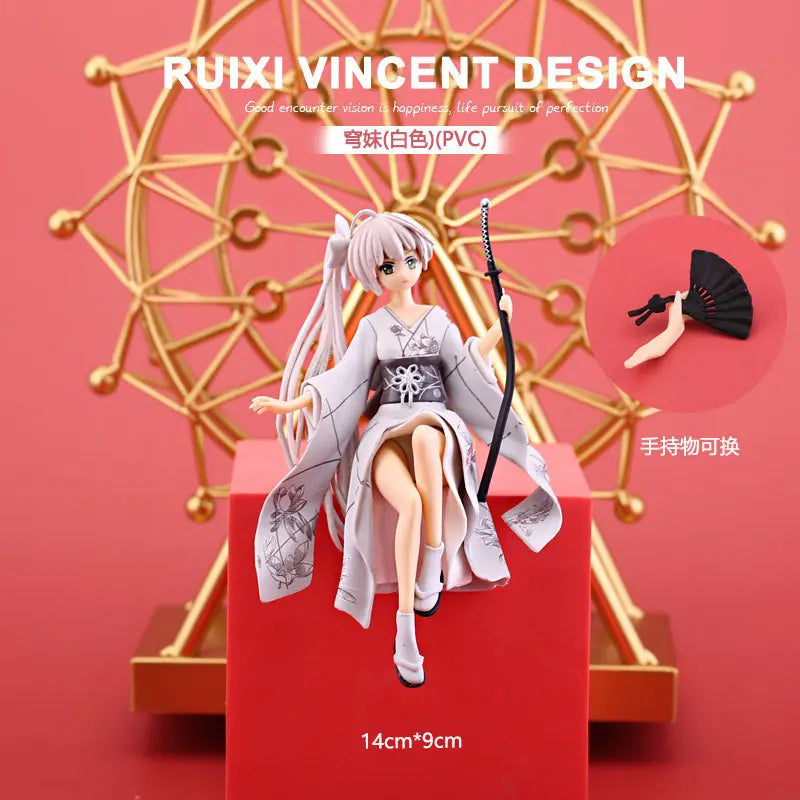 Anime Figure Hatsune Miku Model Statue Doll Beautiful Girl Sailor Moon Rem Asuna Cosplay Merchandise Collectible Gift For Fans