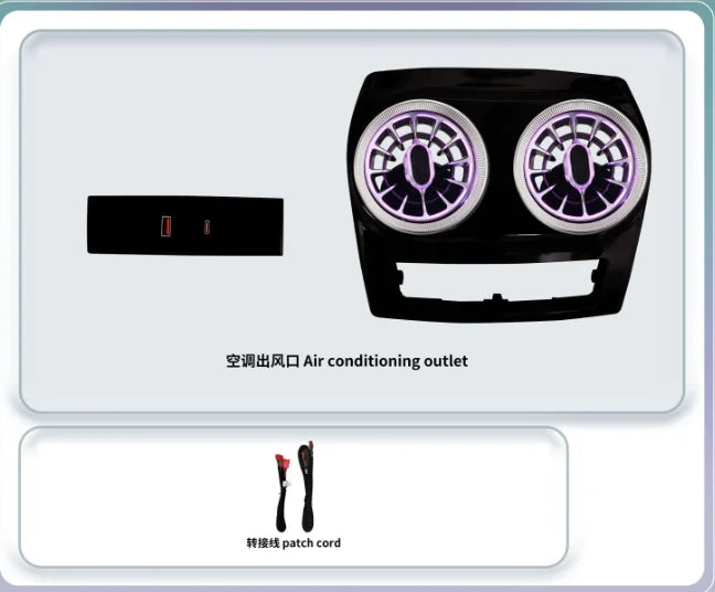 Car Ambient Light For Mercedes Benz C Class W205 W206 W253 Air Vent LED RGB Car Interior Atmosphere Light Interior Upgrade Kit