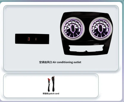 Car Ambient Light For Mercedes Benz C Class W205 W206 W253 Air Vent LED RGB Car Interior Atmosphere Light Interior Upgrade Kit
