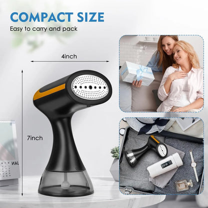 1500W Handheld Steamer for Clothes 350ml Water Tank Quick Heat Garment Steamer