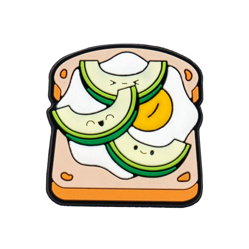 1/25PCS Cute Food & Health Theme PVC Shoe Charms for Clogs, Milk Carton, Ambulance, Tennis Ball DIY Accessories for Kids & Teens