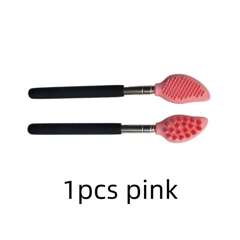 1/4 pcs mix Itch Back Scraper Massager Brush Extendable Telescopic for Itch Tool Silicone Health Massage Tools Body Relaxation