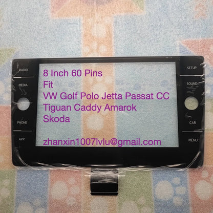 New Touch Screen Glass Digitizer For VW Golf Polo Jetta Passat CC Tiguan Caddy Amarok Car Radio Multimedia Player Navigation
