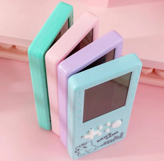 1/2/3PCS Cartoon Brick Game Handheld Console Big Size Retro Russian Block Game Portable Toy For Children Party Favor Present