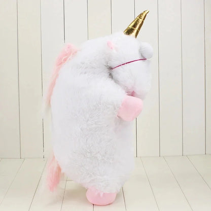 Despicable White Unicorn doll backpack bag School bag Plush toy Gift Kids Children Toys large