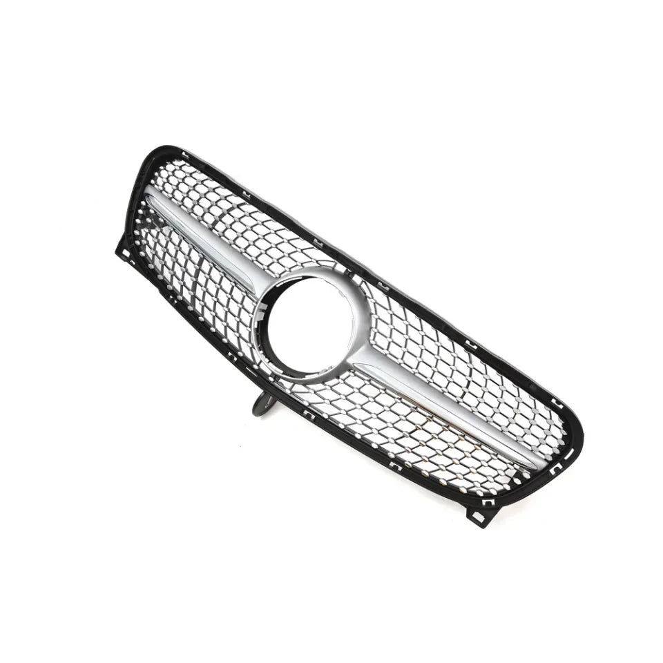 XVIP Chrome Diamonds Style Racing Grille For Mercedes Benz GLA-Class X156 GLA180 GLA200 GLA250 2014-2016 GTR Style Bumper Grille