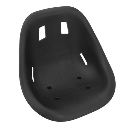 Ergonomic Seat Backrest Saddle ABS Heavy Duty Shockproof Comfortable Universal Fit for Go Kart Drift Balance Bike Modification
