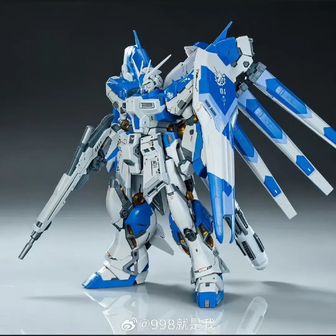 Bison Model 1/100 Enlarged Hi-V Mecha Kit Dual RG GK Armor With Extra 1/72 Head Sculpt YeNiu 6693 Assembly Model Kits Gift Toys