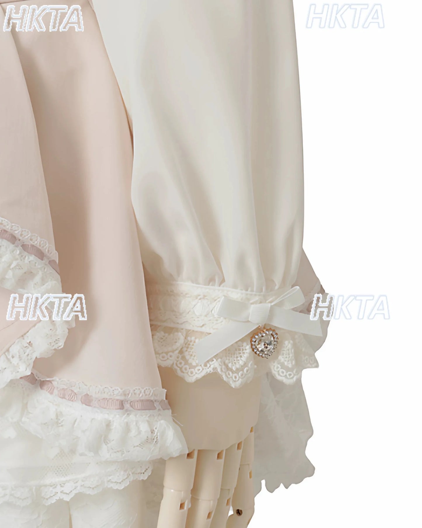 Japanese Mass Produced New Sweet Doll Collar Lolita Strawberry White Shirt Female 2026 Spring Pleated Lace Bow Blouses Top Women