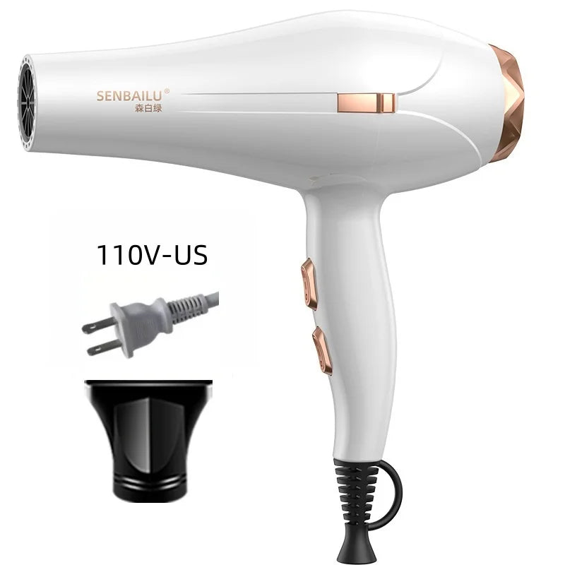 11 Second Fast Dry Hair Dryer With Pure Copper Core, High-Speed Blue Light Negative Ion Hair Care, Home Hair Salon Hair Dryer