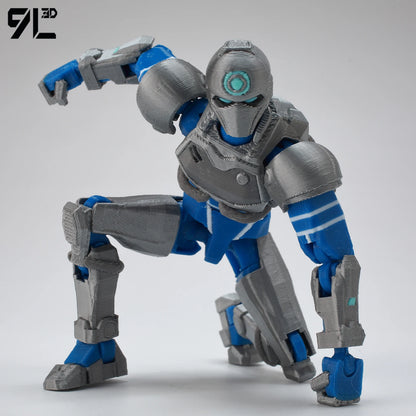 9L3D Printed Invincible Tech Jacket Toys Action Figures Titan13 T13 Dummy 13 Superheroes Multi-Jointed Movable Shapeshift Toys