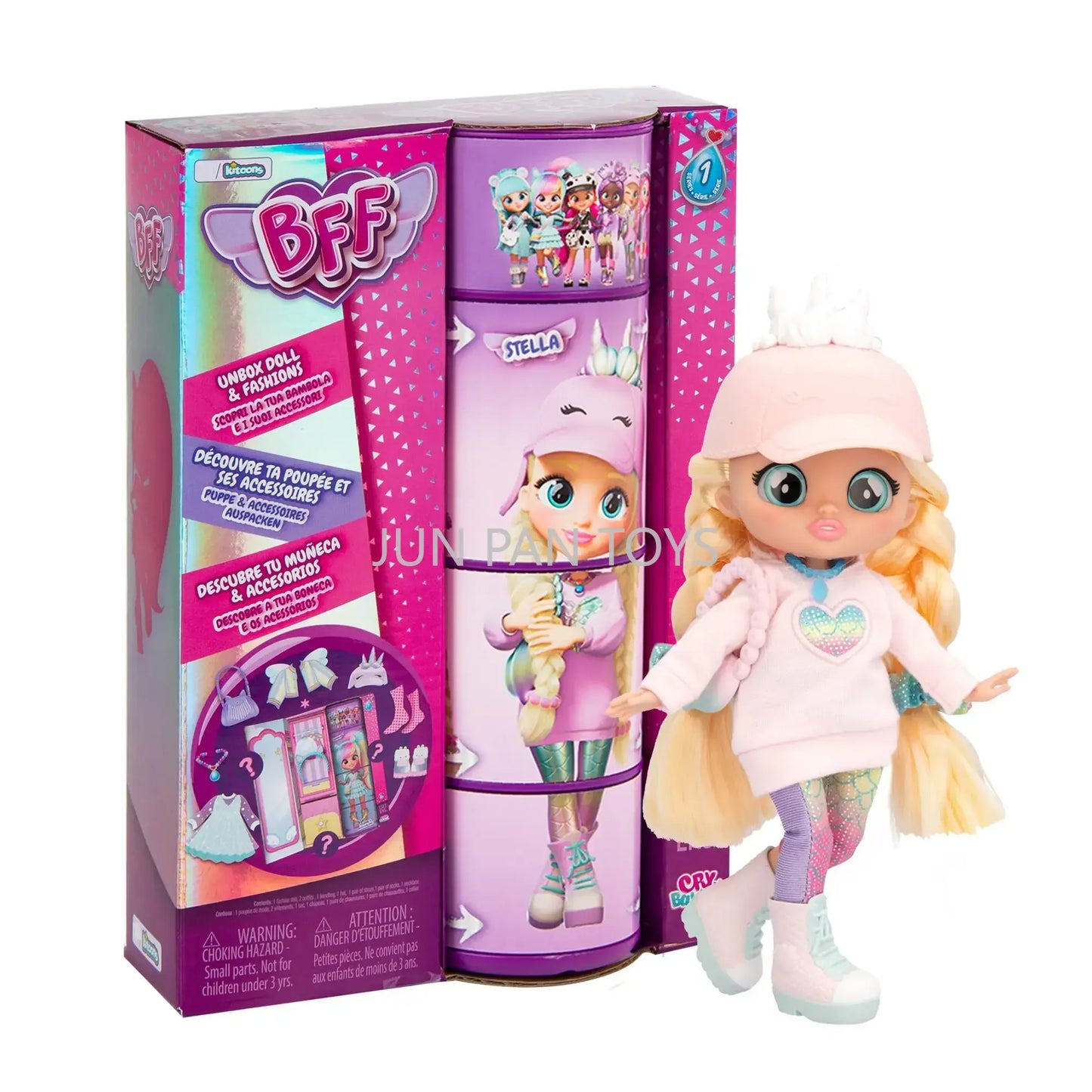 Original Cry Babies Series 1 Magic Tears Icy World Storyland House Tina Bff Dotty Fashion Dolls Collectible Kids Toy Figures 1pc