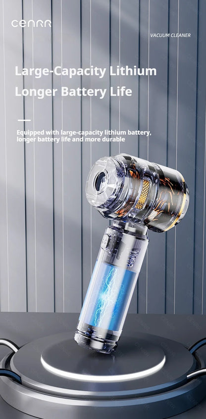 CENRR Car Vacuum Cleaner 998000PA Handheld Wireless Powerful Portable Vacuum Cleaner Home Appliance Cleaning Machine Car Cleaner