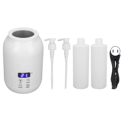 Single Bottle Massage Oil Heater Massage Oil Heater LED Display Touch Control Temperature Adjust Essential Oil Bottle Warmer