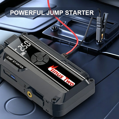 2000A Car Jump Starter Power Bank Portable 150PSI Air Pump Car Battery Emergency Boosters Starting Device Car Starter
