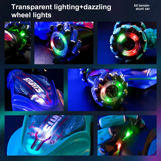 Gesture sensing remote control dual control drifting stunt car, 360 ° rotation of lighting sound effect, Christmas birthday gift