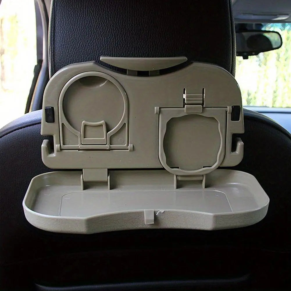 Car Mini Desk Handle Table Seat Back Holder Folding Meal Tray Drink Cup Coffee Stand Storage Case Off Road 4x4 Auto Accessories