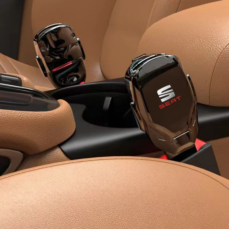 For Seat Leon FR Cupra Ateca Ibiza Arona Tarraco Alhambra Metal Car Seat Belt Clip Extension Plug Seatbelt Extender Accessories