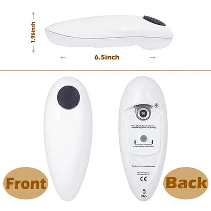Easy Operate Electric Can Opener Multifunctional Jar Bottle Opener With Free Small Opener Battery Powered