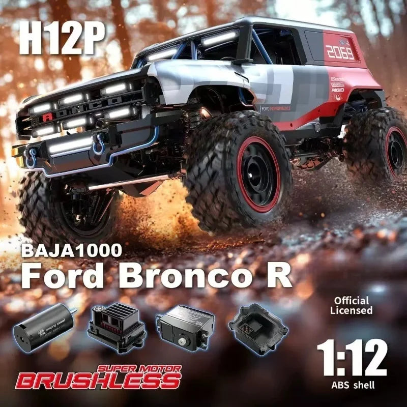 In Stock Mjx Rc Bronco H12p Brushless High Speed 4wd Off Road Rock Crawler Professional Remote Control Rc Car For Adult Outdoor