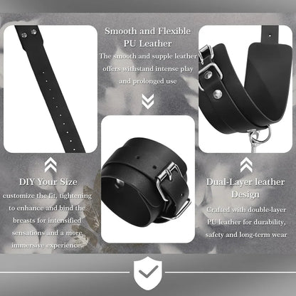 BDSM Pussy Handcuffs Sex Toys Games for Couples Slave Harness Cuffs Bondage Straps Erotic Obedience Turn Female Sex Kits