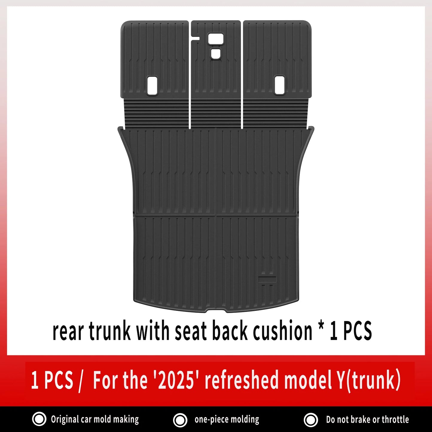 TPE Car Floor Mats For New Tesla Model Y 2025 Juniper Luggage Mat Set Waterproof Anti-slip Trunk Mats Floor Liner Backrest Mats