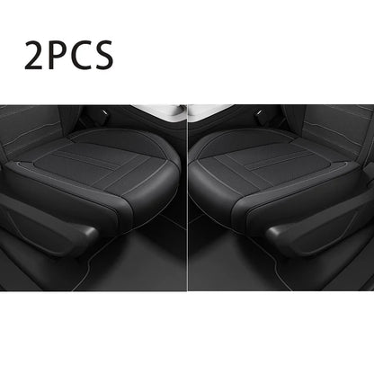 Universal PU Leather Car Seat Cover Full Wrap Anti Slip Vehicle Chair Protector Mat Waterproof Sweatproof Auto Seat Cushion