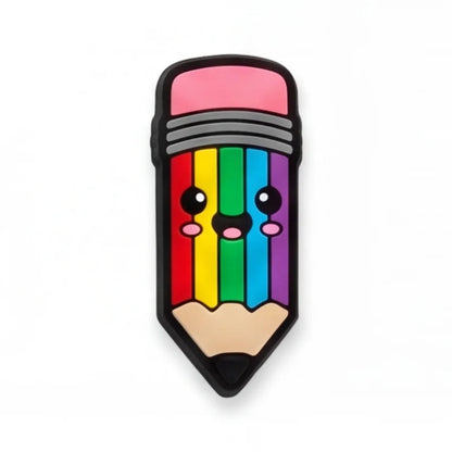 1-20pcs School Student Future Leader Book PVC Sandal Shoe Charms Buckle Clog Fit Wristbands Backpack Decorations Kid Party Gift