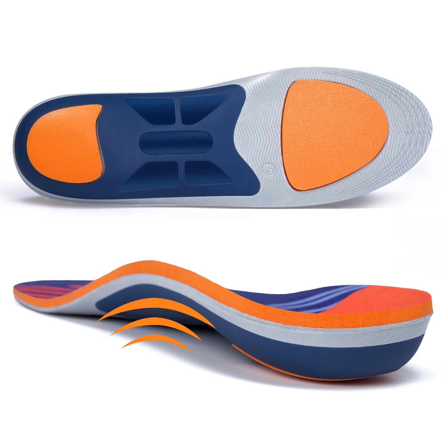 Plantar Fasciitis Orthopedic Insole Pain Relief Flat Foot High Arch Support Men Women Orthotic Insert Sport Shoe Sneaker Sole