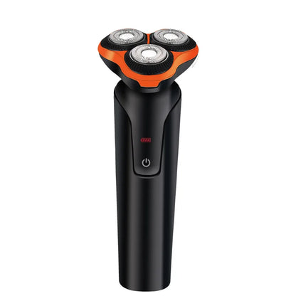 Men's Electric Shaver Wet Dry Shaver with 3-Blade Cutting System Reciprocating Waterproof Shaver Beard Trimmer USB Rechargeable