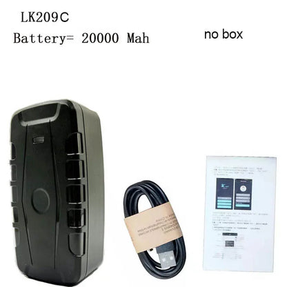 GPS Tracker LK209C 10000mah 20000mAh Real-Time Tracking Vehicle Locator Strong Magnet 240 Days Long Standby Free App gps tracker