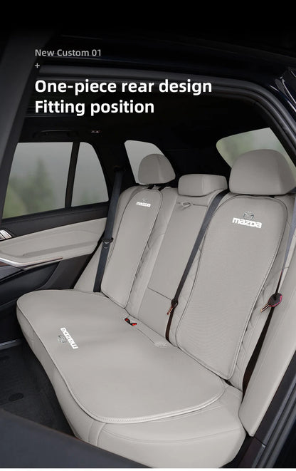 Car Seat Cushion Cover Ice Silk Breathable Backrest Soft Mat For Mazda 3 CX5 CX30 MX5 CX3 CX9 CX7 MX3 MX6 CX50 CX60 CX70 CX90 MS