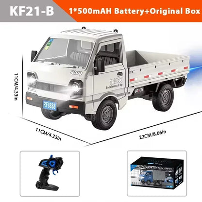 2026 New Remote Control Car 1:16 Scale 2.4GHz 360° Drift Truck With Spray LED Lights Off-Road Toys For Kids Boys Birthday Gifts