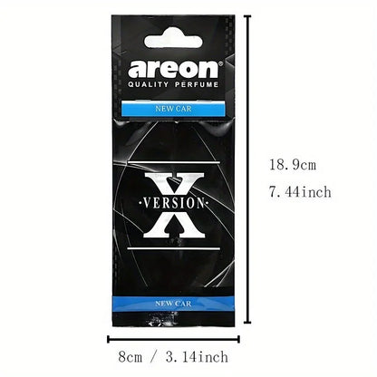 Car Air Refresher Car Suspension Decoration Home  Refresher Natural Tea Paper Vanilla perfume Car Interior Hanging Paper