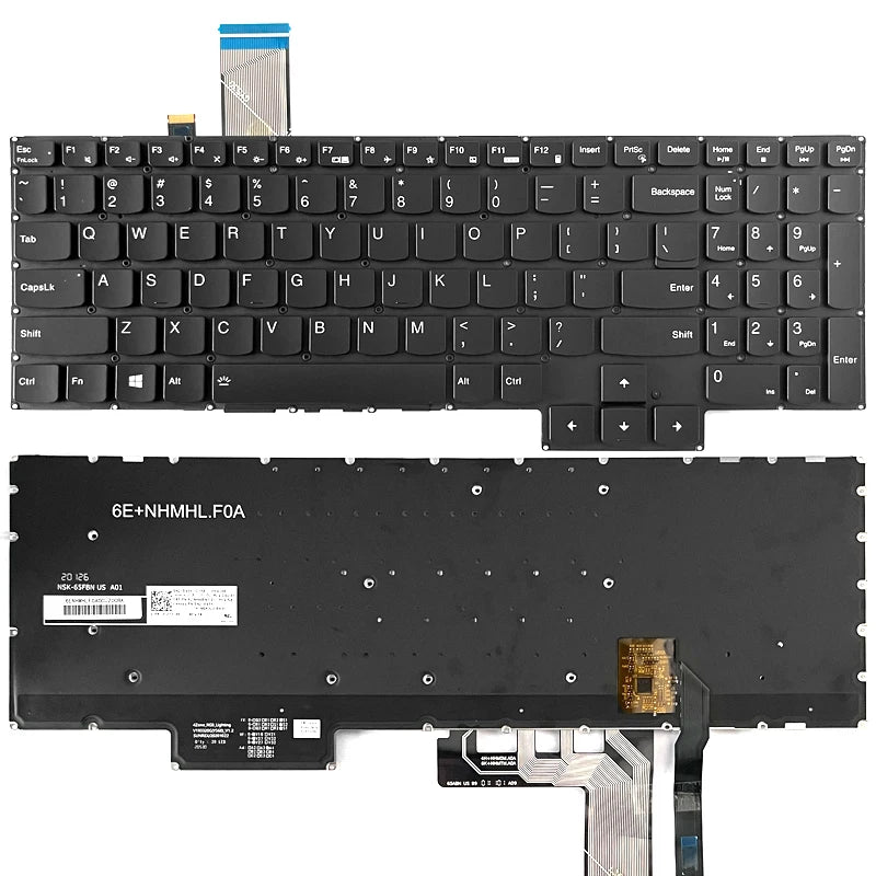 US Layout Laptop Keyboard With Backlit For Lenovo Ideapad Gaming 3-15ARH05 3-15IMH05