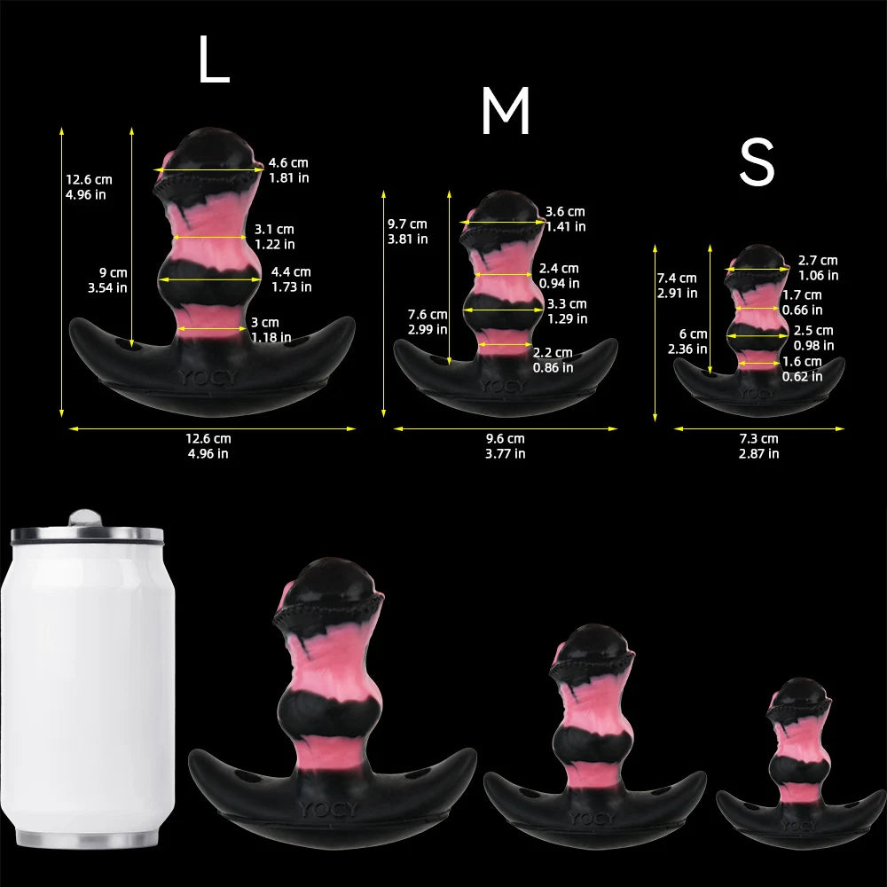YOCY Mouth Gag Horse Dildo 10 Modes Bullet Vibrator Adjustable Leather Strap Sex Toy For Couple Game Bondage