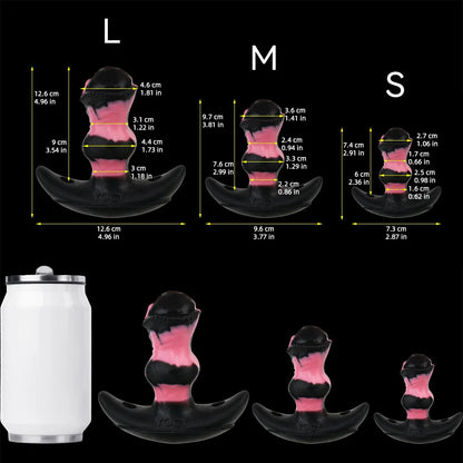 YOCY Mouth Gag Horse Dildo 10 Modes Bullet Vibrator Adjustable Leather Strap Sex Toy For Couple Game Bondage