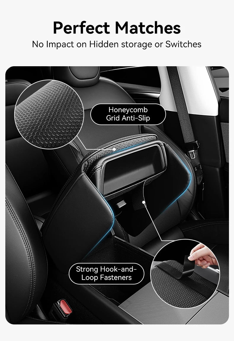 YZ For Tesla Model 3 Y YL Juniper Highland Armrest Pad Soft Case Center Console Box Cover Aanti-scratch 2026 Accessories