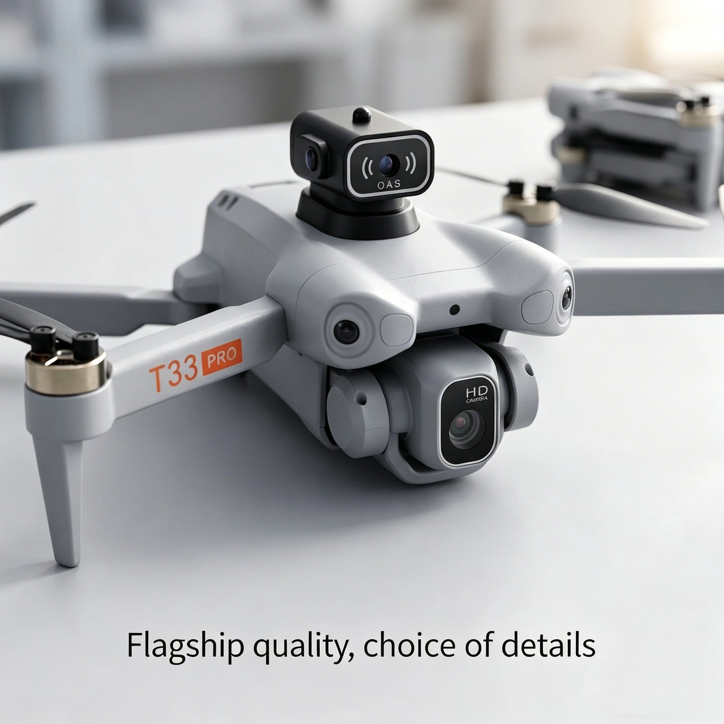 New T33 RC drone 8K professional high-definition camera 4.5-inch large screen folding four-axis aircraft 360 obstacle avoidance
