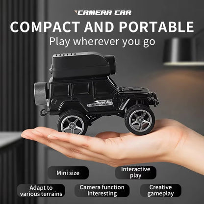 1:64 Mini RC Car 2.4G FPV HD Camera Drift Remote Control WiFi APP High-Speed Racing Stunt Cars Toy Gift for Kids Adults