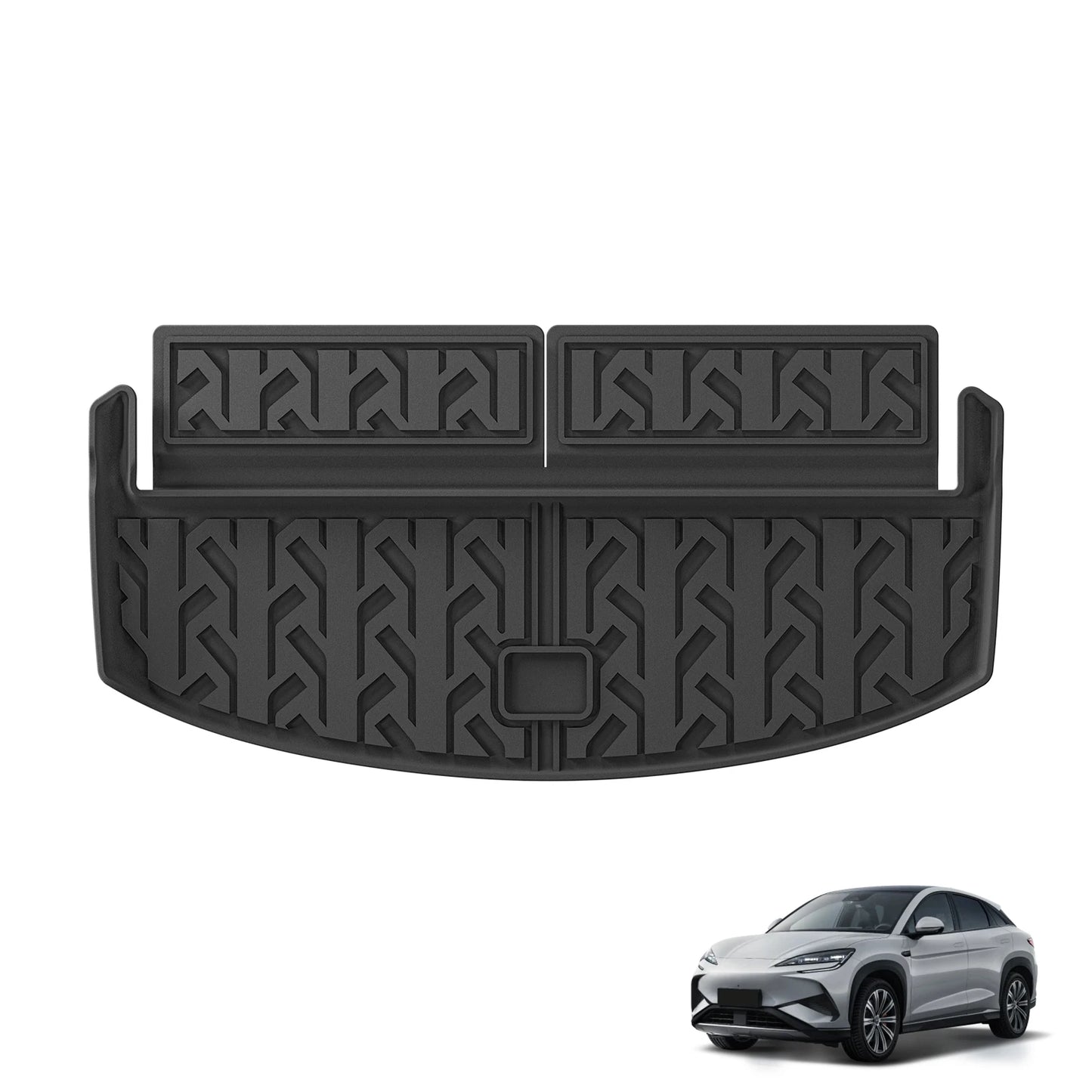 for BYD Atto 8/Sealion 8 2025 2026 7 Seats Rear Seat Backrest Protective Pad Car Interior Accessories Cargo Liner Trunk Mat