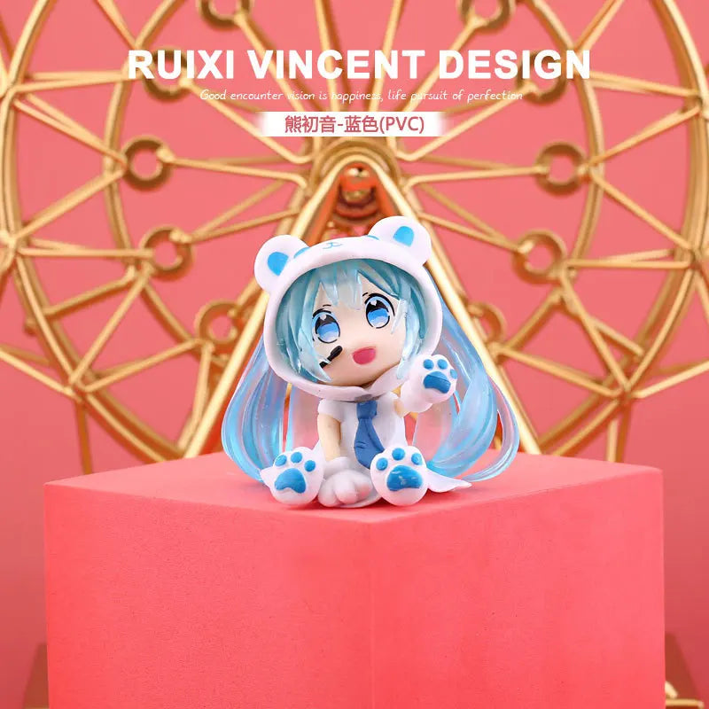 Anime Figure Hatsune Miku Model Statue Doll Beautiful Girl Sailor Moon Rem Asuna Cosplay Merchandise Collectible Gift For Fans