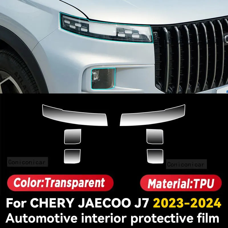 For Chery JAECOO J7 2023 2024 Panel Dashboard Navigation Automotive Interior Protective Film Anti-Scratch Accessories