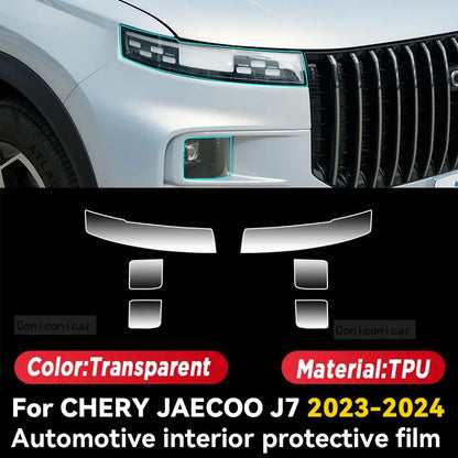 For Chery JAECOO J7 2023 2024 Panel Dashboard Navigation Automotive Interior Protective Film Anti-Scratch Accessories