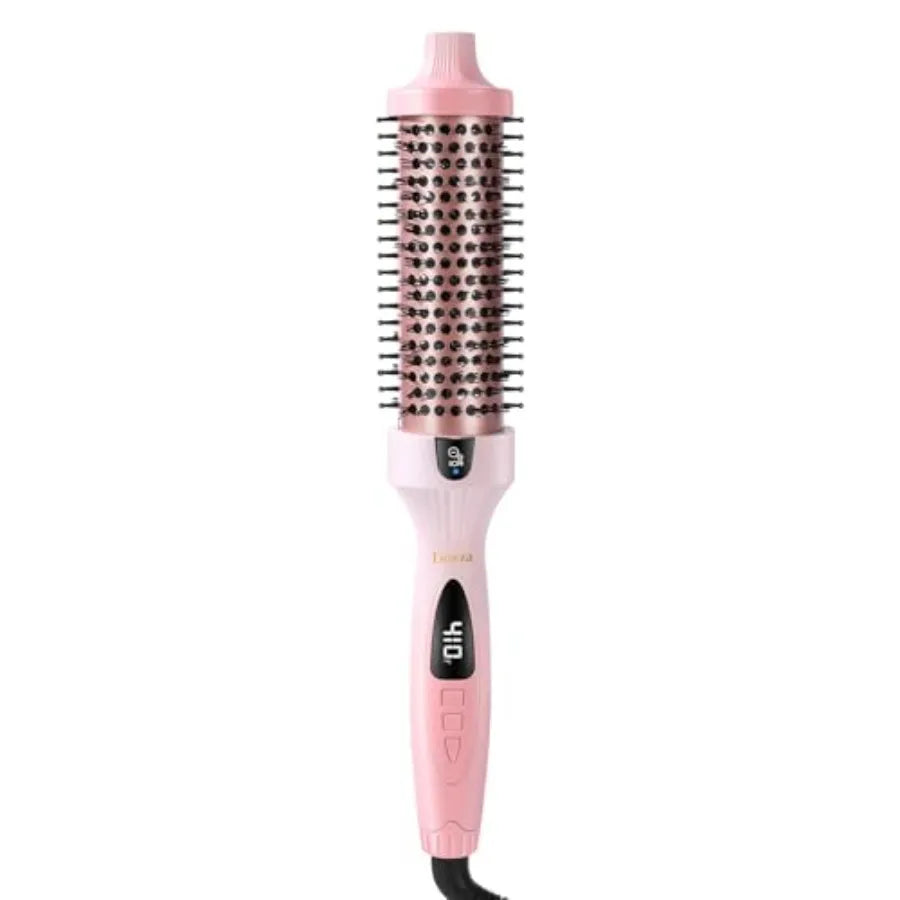 Dovza Blowout Boost Thermal Brush - 1.5 Inch Thermal Brush and Curling Iron for Voluminous Blowout, Dual Voltage, Ceramic Tourm