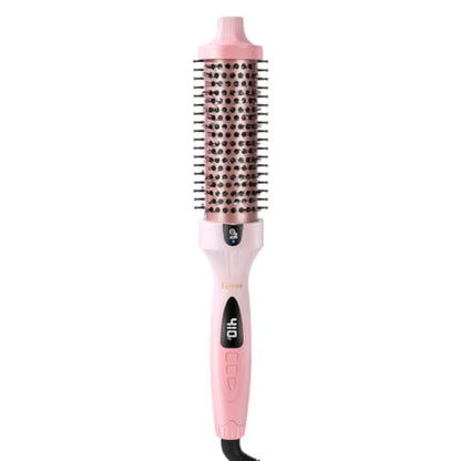 Dovza Blowout Boost Thermal Brush - 1.5 Inch Thermal Brush and Curling Iron for Voluminous Blowout, Dual Voltage, Ceramic Tourm