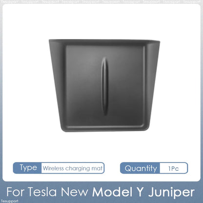 Storage Box for Tesla Model Y Juniper Accessories Center Console Trays for Tesla Model Y Juniper 2025-2026 Webcam Cover