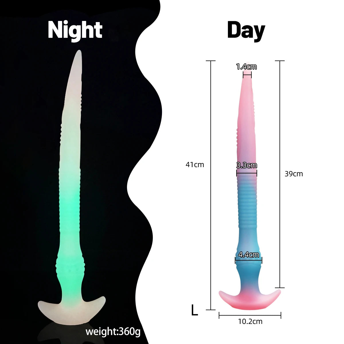 AnalLarge Tentacles Anal Plug Adult Masturbation Toy in Four Sizes, Soft and Safe Liquid Silicone Material, G-spot Anal Stimula