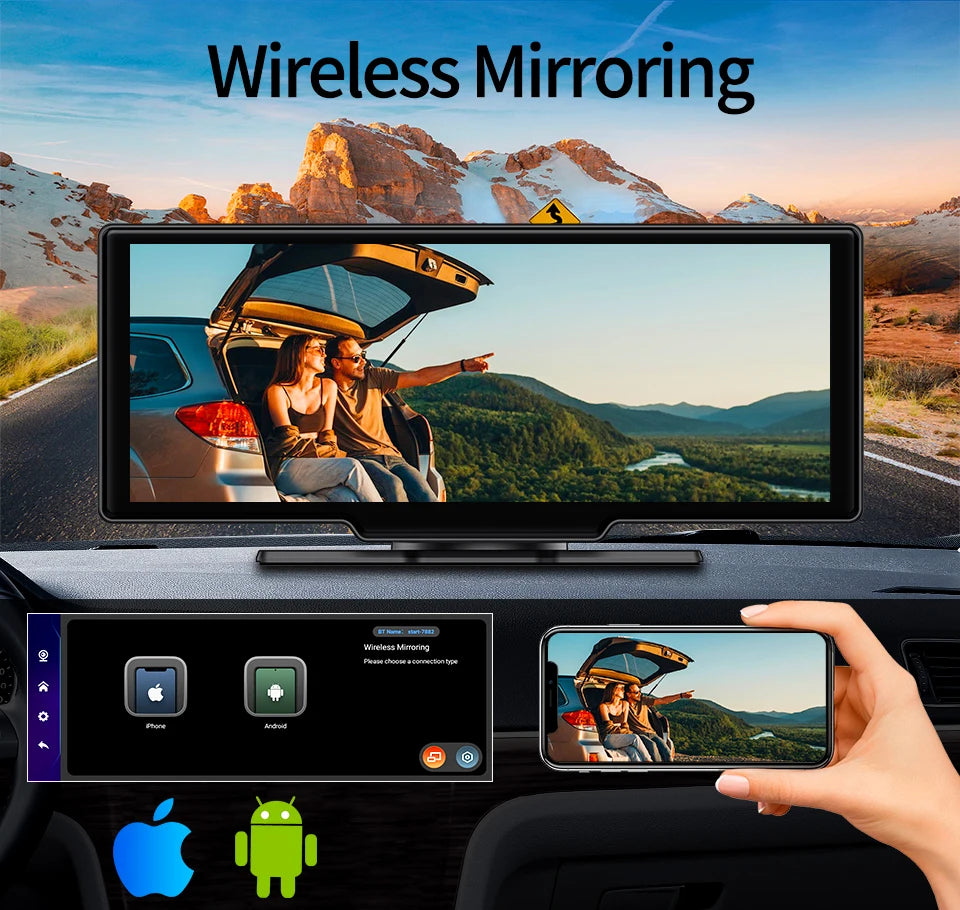 11 inch IPS 4G Car GPS DVR Camera GPS Navigation Android 8.1 ADAS WiFi 1080P HD Dvr Camera Review Camera Dash Cam Video Recorder