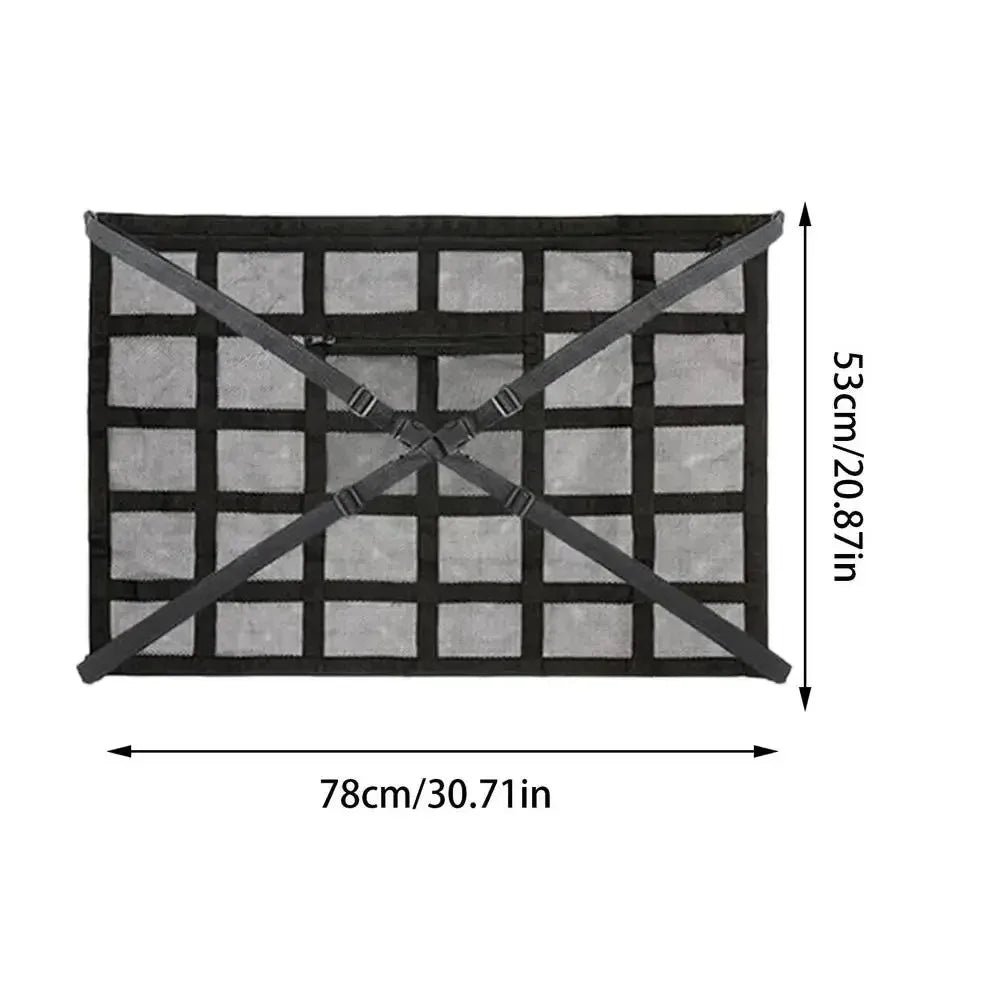 NEW Car Ceiling Cargo Net Strong Load-Bearing Mesh Auto Roof Storage Net Pocket Travel Supplies Car Stowing Tidying Accessories